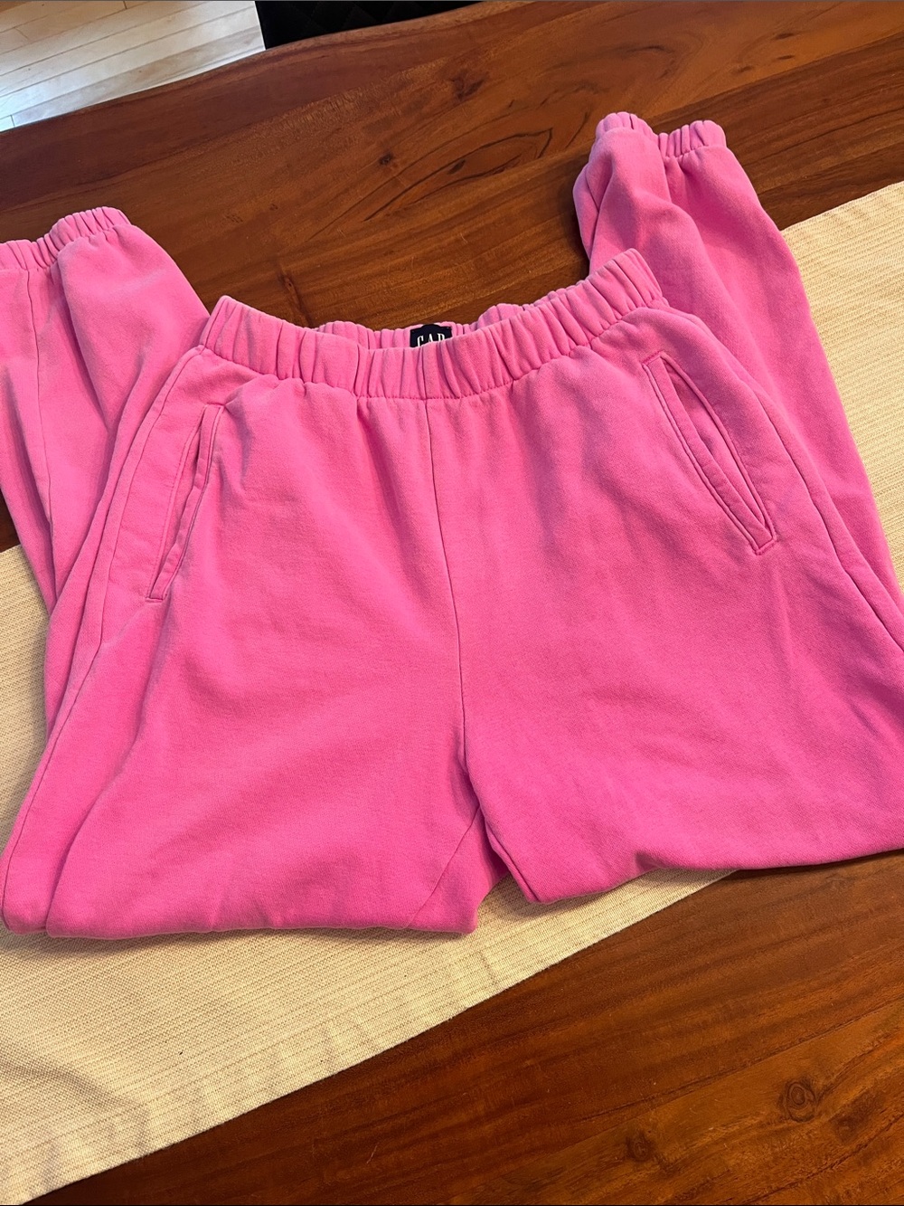 GAP Bright Pink Fleece Jogger Pants